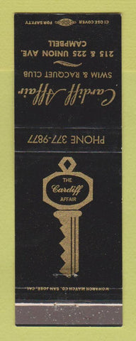 Matchbook Cover - Cardiff Affair Swim Racquet Club Campbell CA