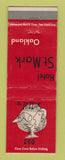 Matchbook Cover - Hotel St Mark Oakland CA The Hollow Leg