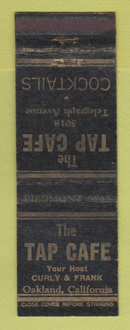 Matchbook Cover - The Tap Cafe Oakland CA Bar WEAR
