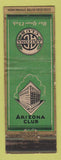 Matchbook Cover - Arizona Club Phoenix? WORN