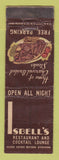 Matchbook Cover - Isbell's Restaurant Chicago IL WORN