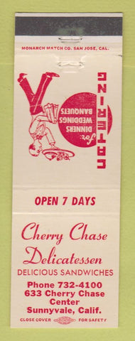 Matchbook Cover - Cherry Chase Deli Sunnyvale CA