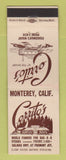 Matchbook Cover - Cerrito's Restaurant Monterey CA