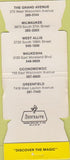 Matchbook Cover - Video World Movie Store VHS Milwaukee Jewelite