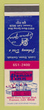 Matchbook Cover - Johnny Dee's Fremont Inn CA