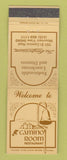 Matchbook Cover - Camino Room Restaurant Mountain View CA