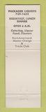 Matchbook Cover - Voyager Restaurant Sunnyvale CA