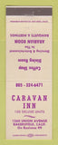 Matchbook Cover - Caravan Inn Bakersfield CA