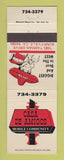 Matchbook Cover - Casa De Amigos Mexican Restaurant Sunnyvale CA sombrero
