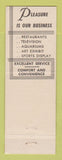 Matchbook Cover - Horseshoe Club Garden CA Poker Cards Gambling