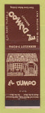 Matchbook Cover - El Dumpo Berkeley CA
