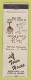 Matchbook Cover - Town House Restaurant San Jose CA