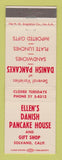 Matchbook Cover - Ellen's Danish Pancake House Solvang CA
