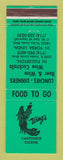 Matchbook Cover - Wing's Chinese Restaurant Fullerton Yorba Linda CA