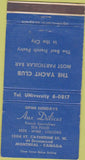 Matchbook Cover - Aux Delices French Food Montreal QC WEAR 30 Strike