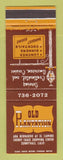 Matchbook Cover - Old Plantation Sunnyvale CA restaurant