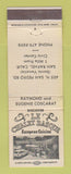 Matchbook Cover - Le Chalet Basque Restaurant San Rafael CA
