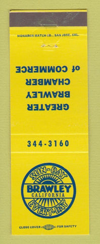 Matchbook Cover - Brawley CA Chamber of Commerce