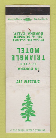 Matchbook Cover - Triangle Motel Eureka CA WEAR