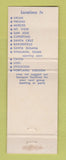 Matchbook Cover - Fjords Smorg-ette Lodi CA OR WA