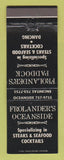 Matchbook Cover - Frolander's Oceanside Restaurant Oceanside CA Encinitas