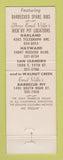 Matchbook Cover - Hick'ry Pit BBQ Walnut Creek Oakland Hayward San Leandro CA