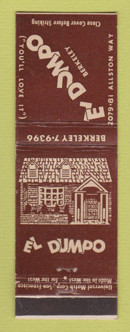 Matchbook Cover - El Dumpo Berkeley CA