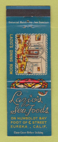 Matchbook Cover - Lazio's Seafood Restaurant Eureka CA
