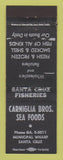 Matchbook Cover - Carniglia Bros Seafood Santa Cruz CA