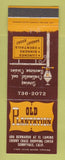 Matchbook Cover - Old Plantation Sunnyvale CA restaurant