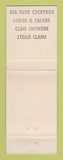 Matchbook Cover - Carniglia Bros Seafood Santa Cruz CA