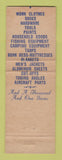 Matchbook Cover - Ferer's Surplus Store San Diego CA