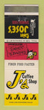 Matchbook Cover - J's Coffee Shop Farmer John's CA CHAIN WEAR