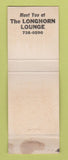 Matchbook Cover - Longhorn Charcoal Pit Sunnyvale CA