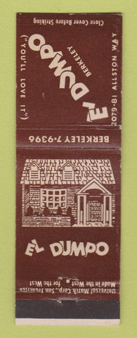 Matchbook Cover - El Dumpo Berkeley CA