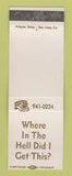 Matchbook Cover - Mac's Tea Room Los Altos CA