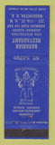 Matchbook Cover - Bavarian Restaurant Washington DC