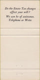Matchbook Cover - Crown Trust Company real estate Canada chain 30 Strike
