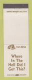 Matchbook Cover - Mac's Tea Room Los Altos CA