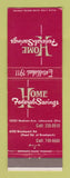 Matchbook Cover - Home Federal Savings Lakewood OH Cleveland?