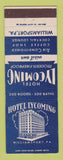 Matchbook Cover - Hotel Lycoming Williamsport PA
