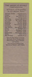 Matchbook Cover - Hotel Lycoming Williamsport PA