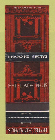 Matchbook Cover - Hotel Adolphus Dallas TX