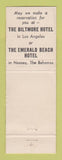 Matchbook Cover - Hotel Adolphus Dallas TX