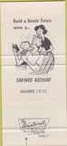 Matchbook Cover - Farmers Citizens Bank Sauk City WI 30 Strike