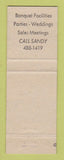 Matchbook Cover - Sandy's Steaks Oxnard CA WEAR