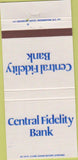 Matchbook Cover - Central Fidelity Bank Arlington VA 30 Strike