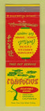 Matchbook Cover - Confucius Restaurant Chinese Oakland Greenbrae CA