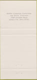 Matchbook Cover - Rex Kieffer Jr Ohio State House of Representatives 30 Strike