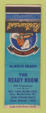 Matchbook Cover - The Ready Room San Francisco CA